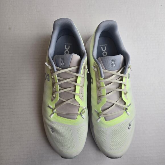 On Cloudtilt Sneakers Size 11 Mens Lime Ivory White Yellow Grey Running Shoes main image 4